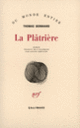 Couverture La plâtrière (Thomas Bernhard)