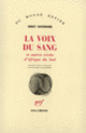 Couverture La Voix du sang et autres récits d'Afrique du Sud (Ernst Havemann)