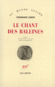 Couverture Le Chant des baleines (Ferdinando Camon)