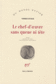 Couverture Le chef-d'œuvre sans queue ni tête (Yannis Ritsos)