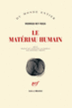 Couverture Le matériau humain (Rodrigo Rey Rosa)