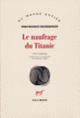 Couverture Le naufrage du Titanic (Hans Magnus Enzensberger)