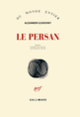 Couverture Le Persan (Alexander Ilichevsky)