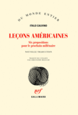 Couverture Leçons américaines ()