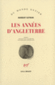 Couverture Les années d'Angleterre (Norbert Gstrein)