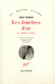 Couverture Les fenêtres d'or et autres récits (Adolf Rudnicki)