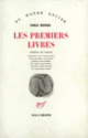 Couverture Les premiers livres (Pablo Neruda)
