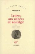 Couverture Lettres aux années de nostalgie ()