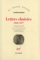 Couverture Lettres choisies (Vladimir Nabokov)