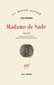 Couverture Madame de Sade (Yukio Mishima)