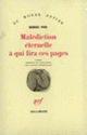 Couverture Malédiction éternelle à qui lira ces pages (Manuel Puig)