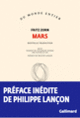 Couverture Mars (Fritz Zorn) Couverture Mars (Fritz Zorn)