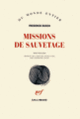 Couverture Missions de sauvetage (Frederick Busch)