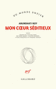 Couverture Mon cœur séditieux (Arundhati Roy)