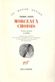 Couverture Morceaux choisis ()