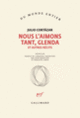 Couverture Nous l'aimons tant, Glenda et autres récits (Julio Cortázar)