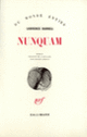Couverture Nunquam (Lawrence Durrell)