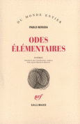 Couverture Odes élémentaires ()