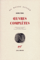 Couverture Œuvres complètes (Georg Trakl)
