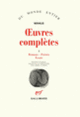 Couverture Œuvres complètes ( Novalis)