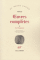 Couverture Œuvres complètes ( Novalis)