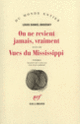 Couverture On ne revient jamais, vraiment / Vues du Mississippi (Louis Daniel Brodsky)
