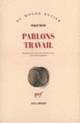 Couverture Parlons travail (Philip Roth)