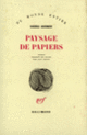 Couverture Paysage de papiers (Vassili Axionov)