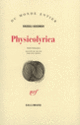 Couverture Physicolyrica (Vassili Axionov)