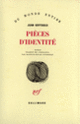 Couverture Pièces d'identité (Juan Goytisolo)