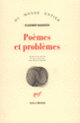 Couverture Poèmes et problèmes (Vladimir Nabokov)
