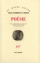 Couverture Poésie (Carlos Drummond de Andrade)