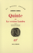 Couverture Quinte ou La version Landru ()