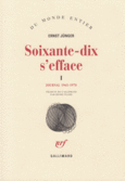 Couverture Soixante-dix s'efface ()