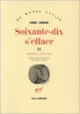 Couverture Soixante-dix s'efface (Ernst Jünger)