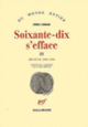 Couverture Soixante-dix s'efface (Ernst Jünger)