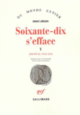 Couverture Soixante-dix s'efface ()