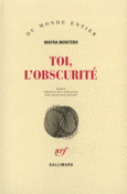 Couverture Toi, l'obscurité ()