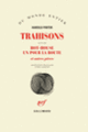 Couverture Trahisons / Hot-house /Un Pour la route et autres pièces (Harold Pinter)