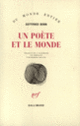 Couverture Un poète et le monde (Gottfried Benn)