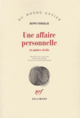 Couverture Une affaire personnelle et autres récits ()