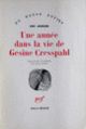 Couverture Une année dans la vie de Gesine Cresspahl (Uwe Johnson)
