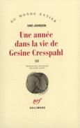 Couverture Une année dans la vie de Gesine Cresspahl ()