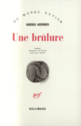 Couverture Une brûlure ()