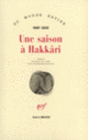 Couverture Une saison à Hakkâri (Ferit Edgü)