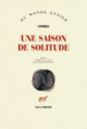 Couverture Une saison de solitude ( Livaneli)