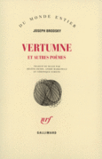 Couverture Vertumne et autres poèmes ()