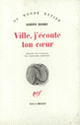 Couverture Ville, j'écoute ton cœur (Alberto Savinio)