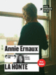 Couverture La honte (Annie Ernaux)