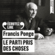Couverture Le parti pris des choses ()